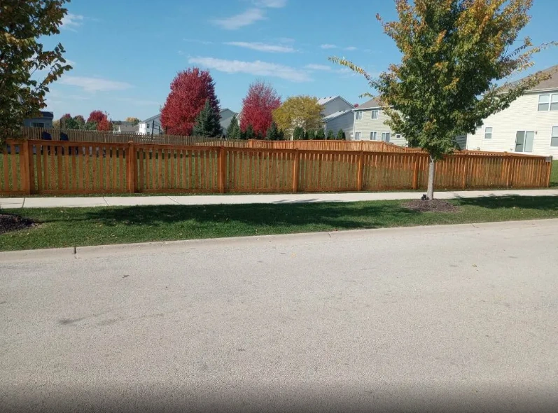 Residential Wood Fencing, view 3